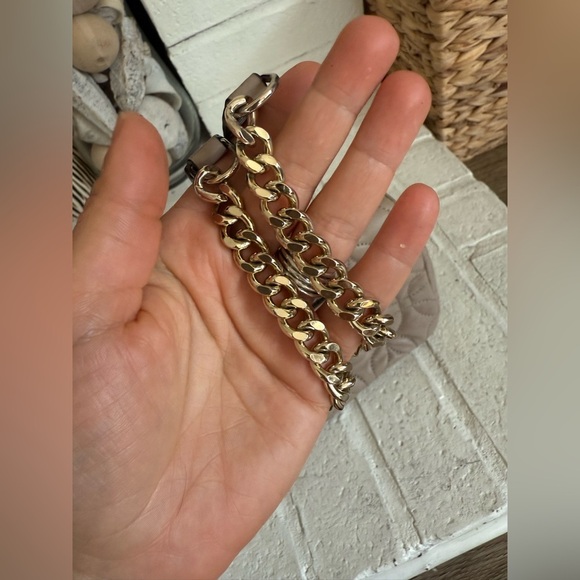 Michael Kors 30H8TSLL1T Small Sloan Leather Quilted Chain Link Shoulder Bag - Picture 7 of 14